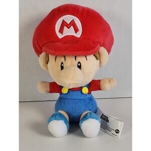 Little Buddy Super Mario 5” Baby Mario Nintendo Plush All-Star Collection